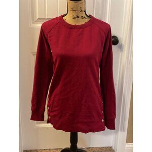 JAG maroon Long length sweatshirt